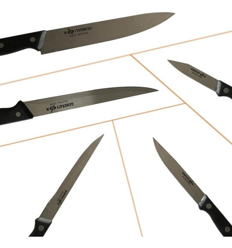 1 Set De Cuchillos Alemán + 1 Tabla Gratis