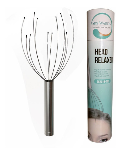 masajeador de cabeza / head relaxer/ piojito antiestrés 2x1