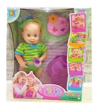 muñeco para niñas, baby lovely + regalo gratis